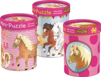 Mini-Puzzles Mein kleiner Ponyhof (20 Teile)