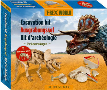 Großes Ausgrabung Worldsset Triceratops T-Rex