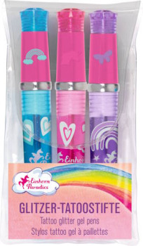 Glitzer-Tattoostifte -EinhornParadies-