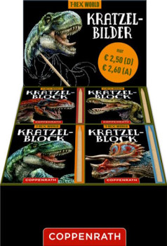 Kratzbilder -T-Rex World-