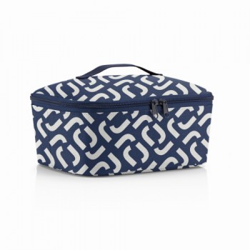 Coolerbag M pocket signature navy