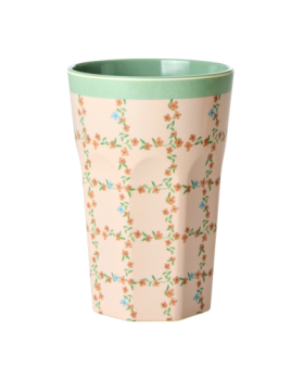 Becher groß Checkered Stencil