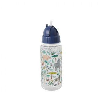Trinkflasche Plastik Kids Green Jungle