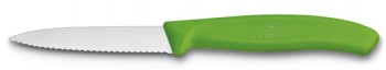 Victorinox Gemüsemesser Wellenschliff 8cm grün